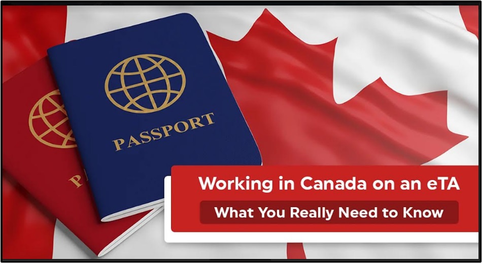 Working in Canada on Canada eTA